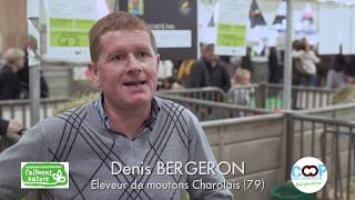 Denis Bergeron éleveur de moutons Charolais  « une alimentation équilibrée avec la luzerne » [upl. by Ybroc]