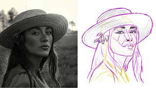 Draw Along with Me  Release your Portrait Drawing Potential [upl. by Sileas]