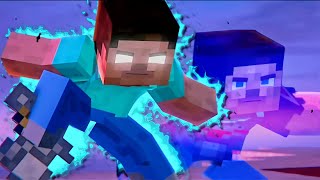 Herobrine Vs Steve Edit Part2 [upl. by Ahtiuqal464]