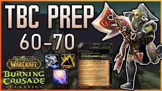 TBC Classic Launch Prep  Quest Log amp 6070 Dungeon Cleave [upl. by Gildea202]