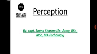 Perception bottomup processing and topdown processing sensory adaptation [upl. by Iew]