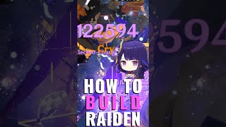 How to Build Raiden Shogun Baal  Artifacts amp Weapons  Genshin Impact [upl. by Ulberto826]