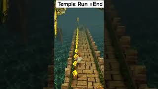 Finally temple run game end ho gya😱😱😱 [upl. by Doralynn]