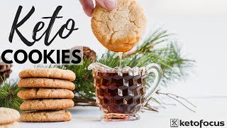 The Best Keto Cookie Recipe  KETO MAPLE BACON COOKIES  Keto Christmas Cookies [upl. by Alithea]