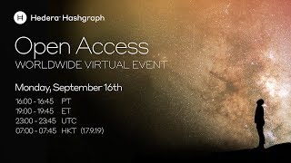 Hedera Open Access Virtual Event [upl. by Susejedesoj902]