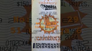 May 26 Calottery Mega Millions Numbers [upl. by Collie]