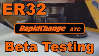 RapidChange ATC ER32 Automatic Tool Change with Centroid CNC12 on a Blue Elephant [upl. by Leticia829]