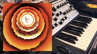 Stevie Wonder  “I Wish” Synth Bass Cover Moog Sub Phatty [upl. by Anwadal587]