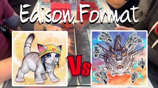 Edison Format Round 1 Synchro Cat Vs Cyber Eltanin Machina Frogs [upl. by Eityak639]