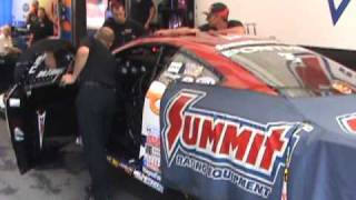 Jason Line Warms Up his Summit Racing Pontiac in the pits during Qualifying in Charlotte [upl. by Arette]