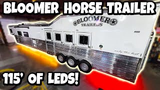 52 Bloomer 4 Horse Trailer  LED Installation [upl. by Uahsoj]