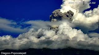 Explosión Volcán Popocatépetl 29 De Otubre De 2024 [upl. by Enimasaj]