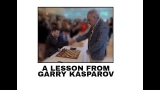 A Lesson from Garry Kasparov in the Kings Indian Defense [upl. by Dynah942]