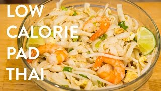 Skinny Pad Thai Recipe with Shirataki Noodles [upl. by Ylrebmit]