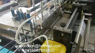 Selfsealing LDPE PE ziplock plastic bag making machine [upl. by Rhys]