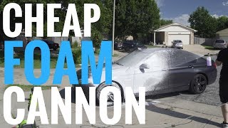 CHEAP Amazon Prime MATCC Foam Cannon Review  Chemical Guys soap [upl. by Kolnos]