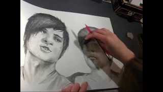 Ian and Anthony Smosh  Time lapse Drawing [upl. by Elsie]