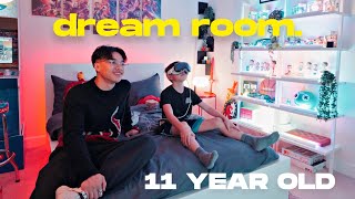 Building My 11 Year Old Brother’s DREAM Room [upl. by Reagen41]