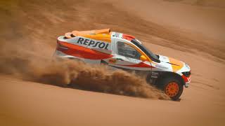 Dakar Rally 2019 Spanish Isidre Esteve Team Repsol preparing for the Rally [upl. by Eire295]