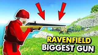 THE BIGGEST GUN IN RAVENFIELD EVER Ravenfield Funny Gameplay [upl. by Langley]