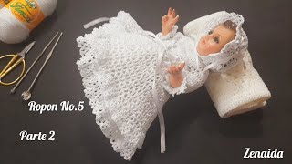 Zurdo Ropon No5 1 Niño Dios 21cm zenaida crochet [upl. by Nossaj]