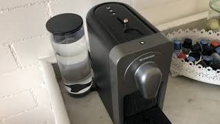 Krups Nespresso Coffee Machine Review and how to work it Operation [upl. by Yuille755]