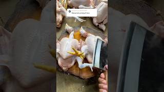 Potong ayam jadi serubisa kokskill potong daging ayam cuttingskills chicken ayamsegar short [upl. by Vipul]