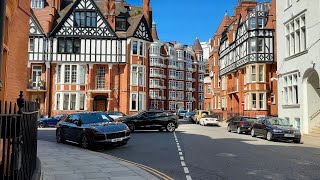 London Sloane Street Daytime Walking Tour  Sunday 02062024  4K [upl. by Busiek417]