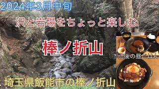 沢登りと岩登りがちょこっと楽しめる棒ノ折山（棒ノ嶺） 埼玉県飯能市 東京からも近いよ [upl. by Iahc]