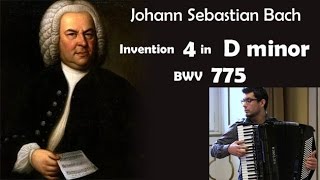 Invention 4 Bach in D minor BWV 775 [upl. by Ranip]