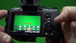 Sony a7iii Movie Recording Aperture Priority Tutorial [upl. by Vaas]