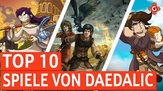 Die besten Spiele von Daedalic Entertainment  TOP 10 [upl. by Ahsiyt690]