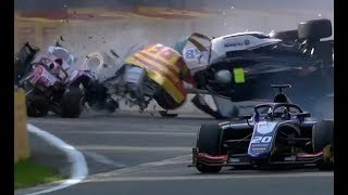 Formula 2 driver Anthoine Hubert dies in horror crash during Belgian Grand Prix  31082019 [upl. by Rhoads]