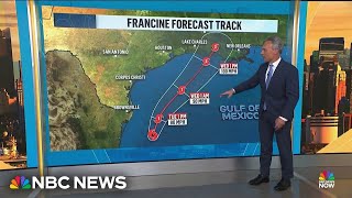 Francine expected to intensify to Category 2 hurricane as it approaches Gulf Coast [upl. by Sirmons909]