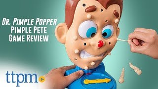 Pimple Pete  Pimple Popping Game From Spin Master [upl. by Malony651]