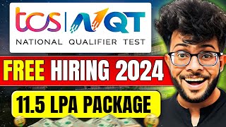 TCS Free NQT 2024 Announced Eligibility  Paper Pattern  Important Dates  Package  Syllabus 🔥✅ [upl. by Yekciv879]