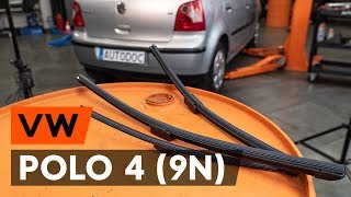 Hoe een ruitenwissers vervangen op een VW POLO 4 9N AUTODOCTUTORIAL [upl. by Ovid]