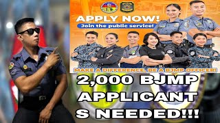 2000 APPLICANTS ANG KAILANGAN NG BJMP SA TAONG 2024 QUOTA TIPS AT GABAY [upl. by Breeze]