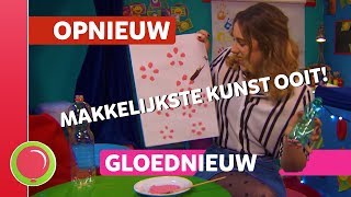 FLOWER POWER MET EEN BLOEMENSTEMPEL  Opnieuw gloednieuw [upl. by Eenolem]