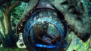 Indominus Rex Attacks the Gyrosphere  Jurassic World 2015 Movie Clip HD [upl. by Terryn]