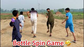 Spin The Bottle Challenge  Funny Bottle Spin Game  Run Away Bottle Game [upl. by Kempe]