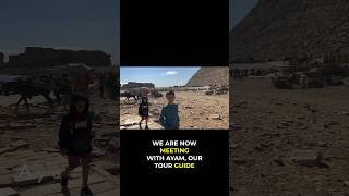 Great Pyramid of Giza Revealed  Oliver and Lucas learn about the Pyramids shorts egypt [upl. by Dolores]