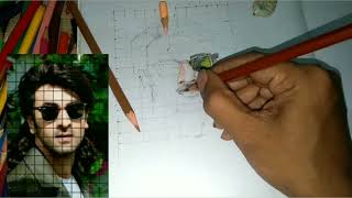 ranbir kapoor colour pencil drawing tutorial [upl. by Gladstone4]