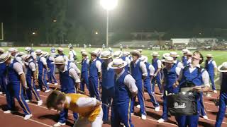 St Pauls Marching Wolves 2019  Post Halftime Sideline Show  Video 2 [upl. by Lepp14]