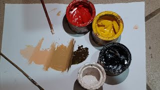 Comment mélanger la couleur de la peau blanc en peinture [upl. by Annaig]