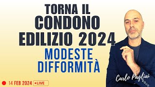 Torna il Condono Edilizio 2024 per modeste difformità lo dice Salvini [upl. by Pascale]