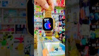 Golden Apple Watch Ultra 2 🍎 Luxury Watch On Of पर Apple Logo shorts watch ultra [upl. by Meade965]