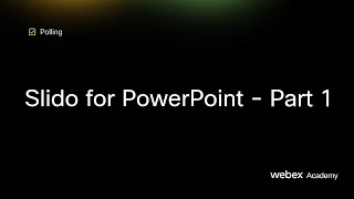 Slido for PowerPoint  Part 1 [upl. by Amalee]