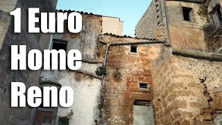 1 euro home renovation and 2 euro homes in Sambuca of Sicily  Livingbobby [upl. by Ednew390]