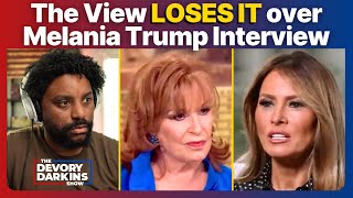 The View LOSES IT in Vicious Attack on Melania Trump Interview [upl. by Annaigroeg]